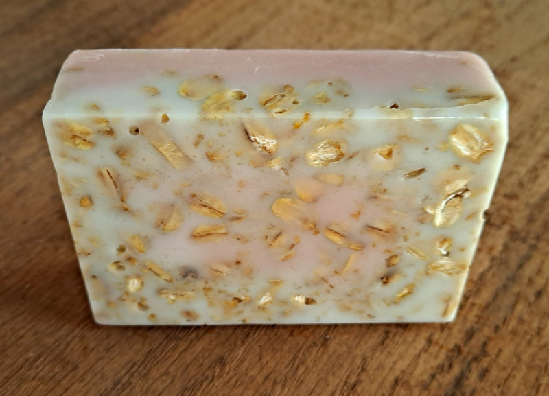 Hand-poured Soap with Flowers